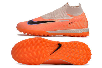 Men's Nike Phantom GX Elite DF Link TF Football Shoes - Orange/Pink/Black/Purple