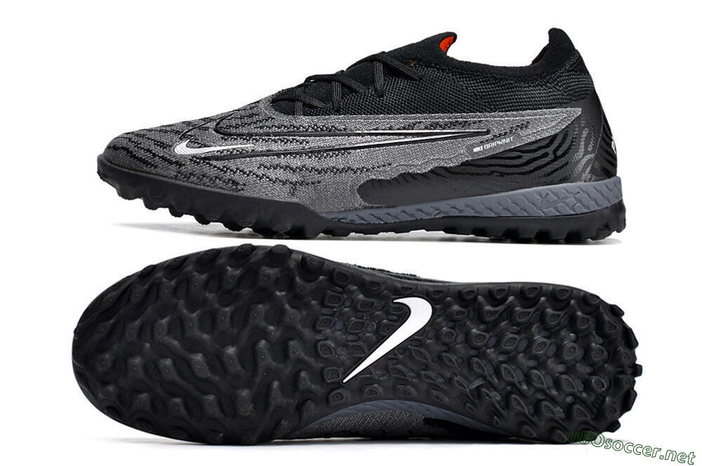 Unisex Nike Phantom GX Elite TF Football Shoes - Black/Grey/White 1