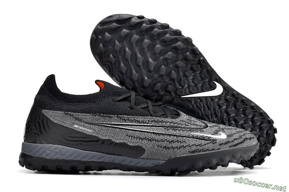 Unisex Nike Phantom GX Elite TF Football Shoes - Black/Grey/White 2