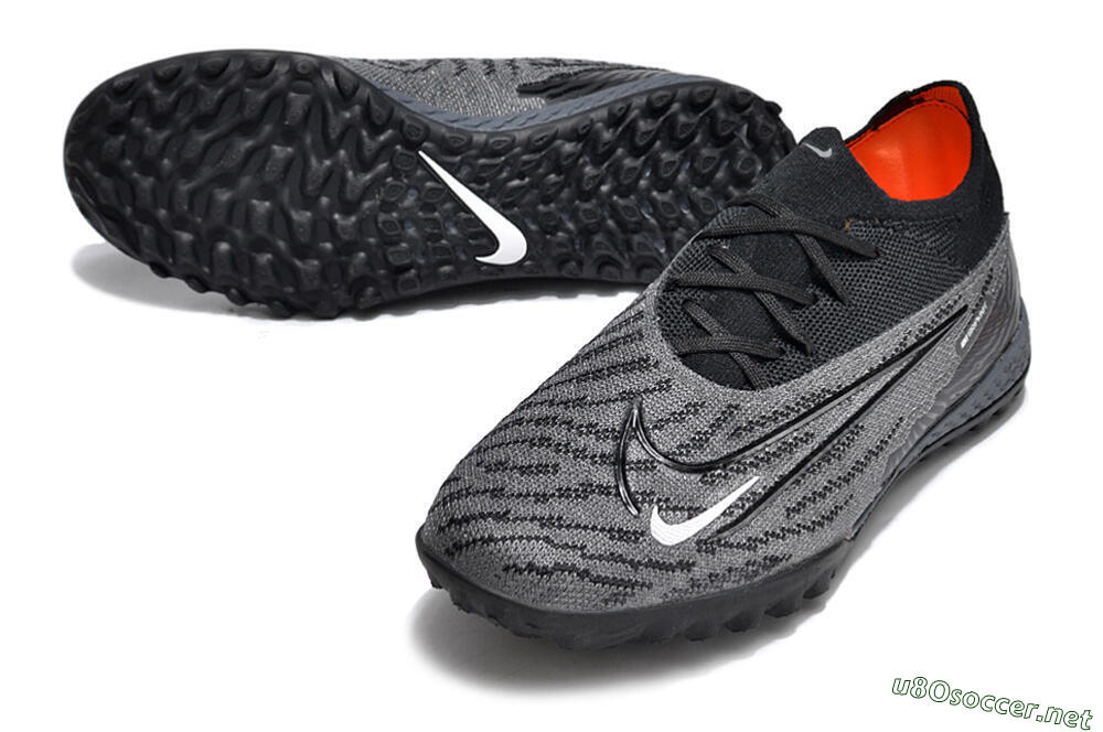 Unisex Nike Phantom GX Elite TF Football Shoes - Black/Grey/White 3