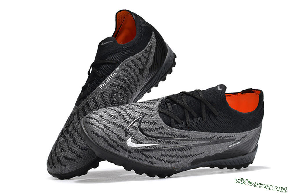 Unisex Nike Phantom GX Elite TF Football Shoes - Black/Grey/White 6