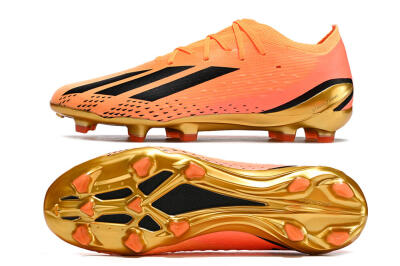 Men's Adidas X Speedportal .1 2022 World Cup Boots FG Football Boots - Orange/Black/Gold