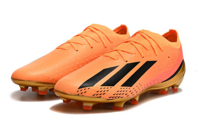 Men's Adidas X Speedportal .1 2022 World Cup Boots FG Football Boots - Orange/Black/Gold