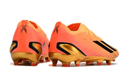 Men's Adidas X Speedportal .1 2022 World Cup Boots FG Football Boots - Orange/Black/Gold