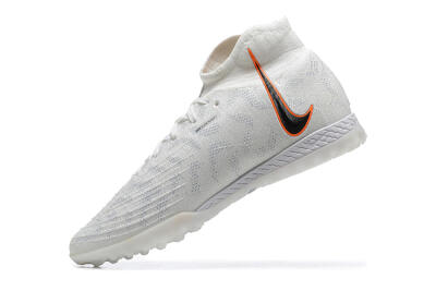Men's Nike Phantom GX DF Elite TF Football Shoes - White/Black/Orange
