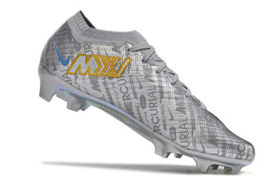 Unisex Nike Air Zoom Mercurial Vapor 15 Elite FG Football Boots - Silver/Gold
