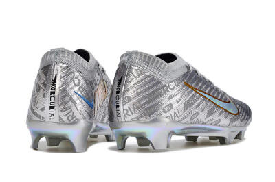 Unisex Nike Air Zoom Mercurial Vapor 15 Elite FG Football Boots - Silver/Gold