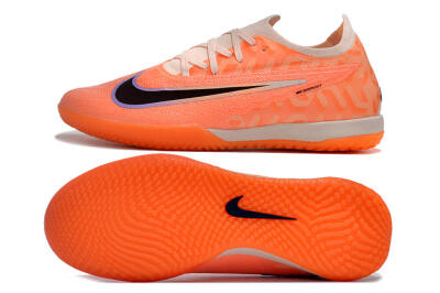 Men's Nike Phantom GX Elite IC Football Shoes - Orange/Black/Purple