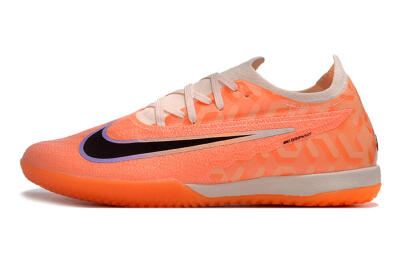 Men's Nike Phantom GX Elite IC Football Shoes - Orange/Black/Purple