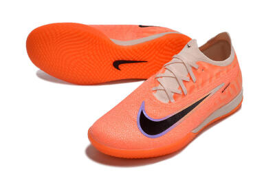 Men's Nike Phantom GX Elite IC Football Shoes - Orange/Black/Purple