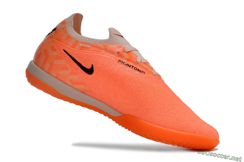 Men's Nike Phantom GX Elite IC Football Shoes - Orange/Black/Purple 4