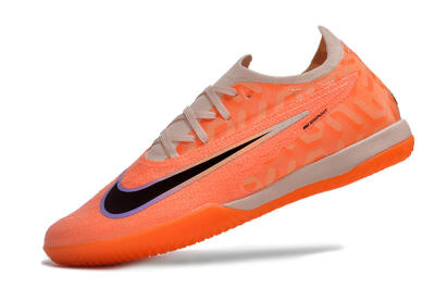 Men's Nike Phantom GX Elite IC Football Shoes - Orange/Black/Purple
