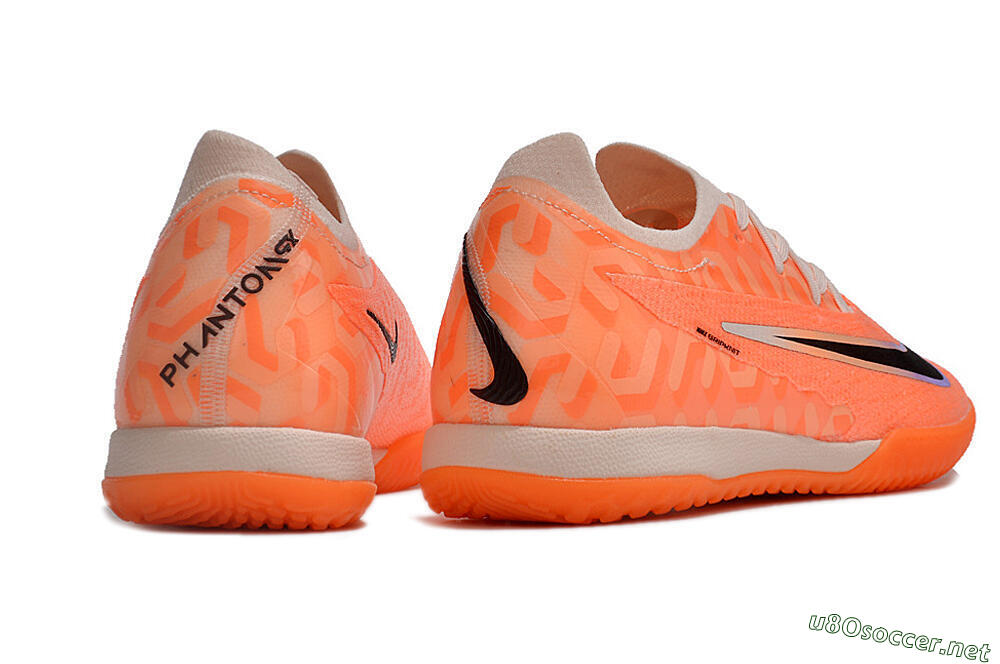 Men's Nike Phantom GX Elite IC Football Shoes - Orange/Black/Purple 6
