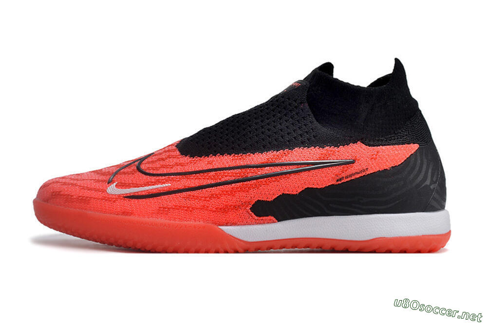 Men's Nike Phantom GX Elite DF Link IC Football Shoes - Red/Black/White 0