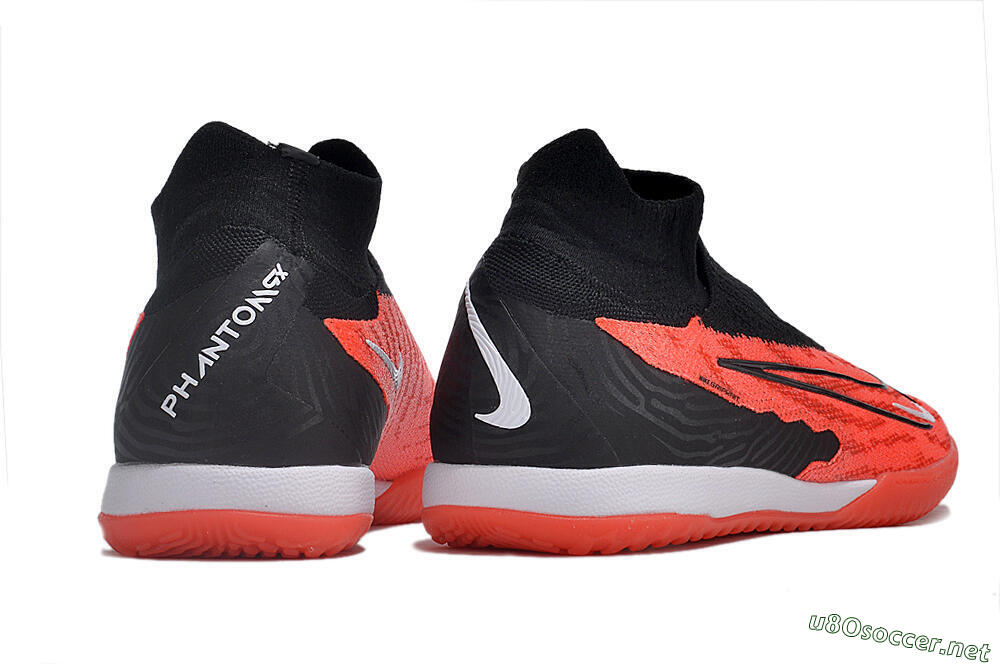 Men's Nike Phantom GX Elite DF Link IC Football Shoes - Red/Black/White 6