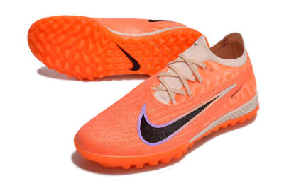 Men's Nike Phantom GX Elite TF Football Shoes - Orange/Black/Purple
