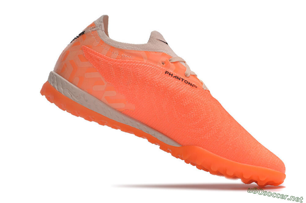 Men's Nike Phantom GX Elite TF Football Shoes - Orange/Black/Purple 4