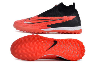 Men's Nike Phantom GX Elite DF Link TF Football Shoes - Red/Black/White