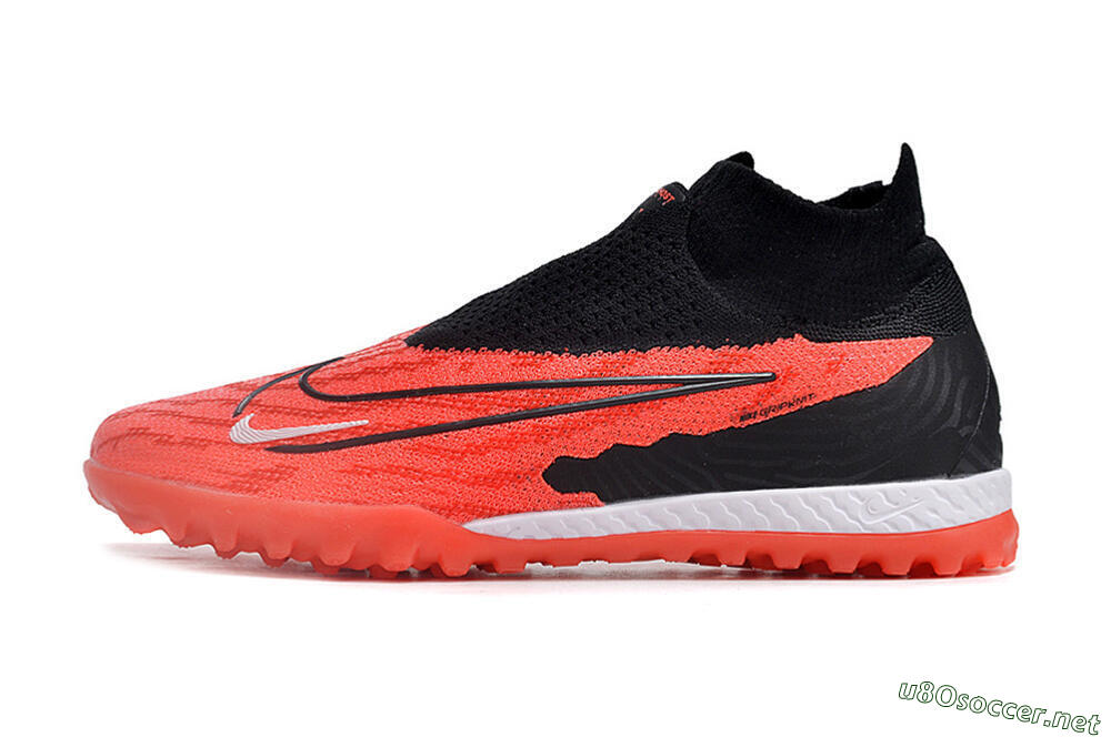 Men's Nike Phantom GX Elite DF Link TF Football Shoes - Red/Black/White 0