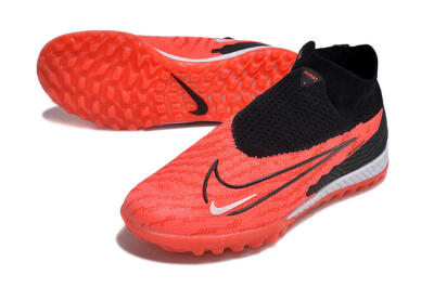 Men's Nike Phantom GX Elite DF Link TF Football Shoes - Red/Black/White