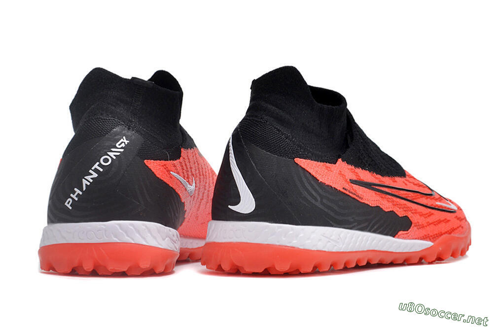 Men's Nike Phantom GX Elite DF Link TF Football Shoes - Red/Black/White 6