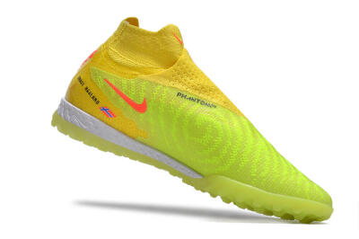 Men's Nike Phantom GX Elite DF Link TF Football Shoes - Yellow/Black/Red