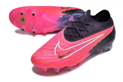 Men's Nike Phantom GX Elite Link Pro SG Football Boots - Pink/White/Black