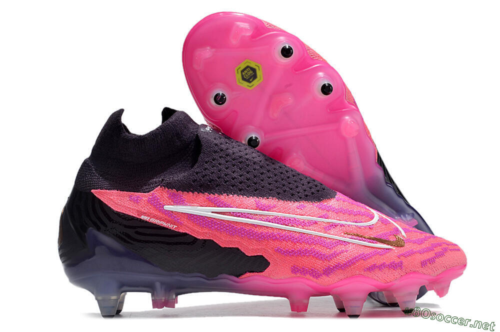Men's Nike Phantom GX Elite Link Pro SG Football Boots - Pink/White/Black 2