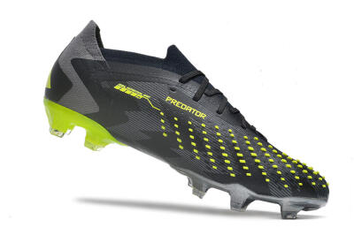 Men's Adidas Predator Accuracy Paul Pogba.1 FG Football Boots - Grey/Black/Yellow