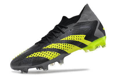Men's Adidas Predator Accuracy.1 FG Football Boots - Black/Grey/Yellow