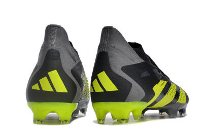 Men's Adidas Predator Accuracy.1 FG Football Boots - Black/Grey/Yellow