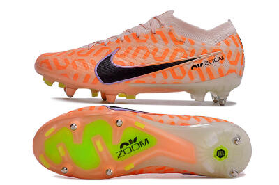 Men's Nike Air Zoom Mercurial Vapor 15 Elite SG Football Boots - Orange/Pink/Black/Purple