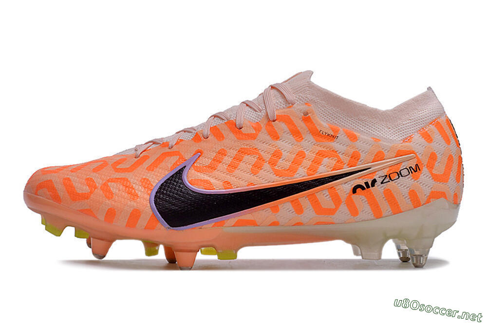 Men's Nike Air Zoom Mercurial Vapor 15 Elite SG Football Boots - Orange/Pink/Black/Purple 0