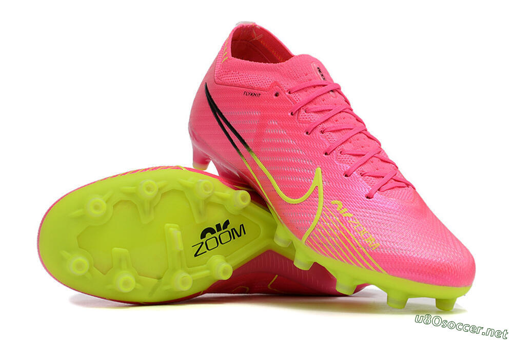Men's Nike Air Zoom Mercurial Vapor 15 Elite FG Football Boots - Red/Yellow/Black 4