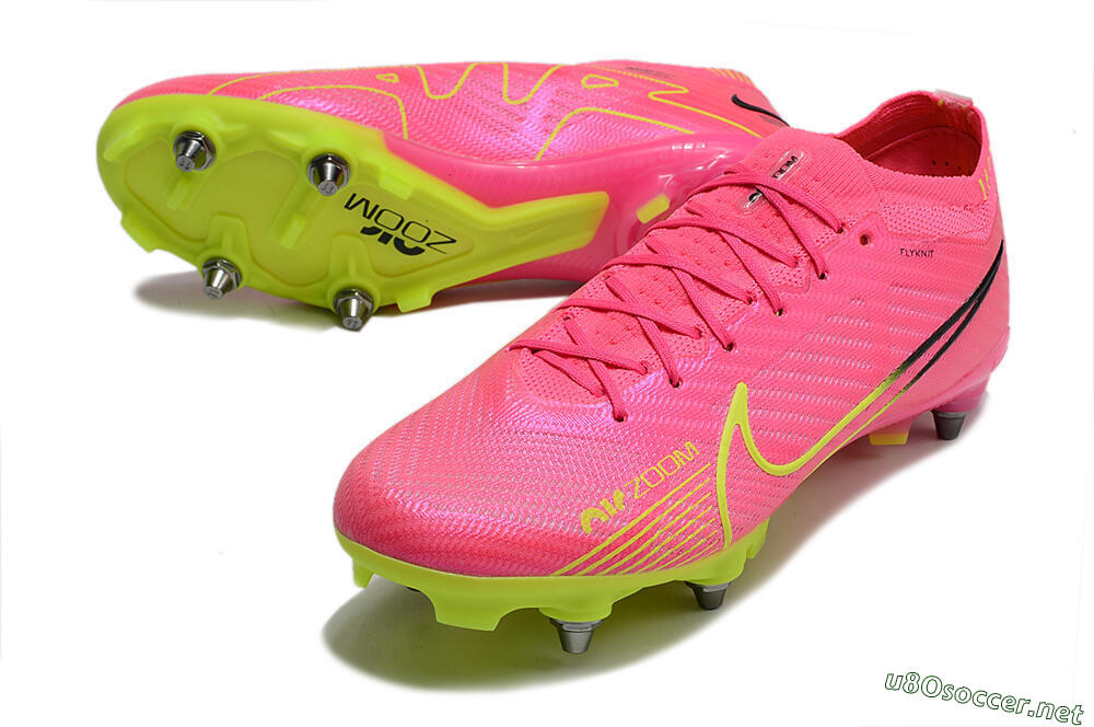 Men's Nike Air Zoom Mercurial Vapor 15 Elite SG Football Boots - Red/Yellow/Black 3