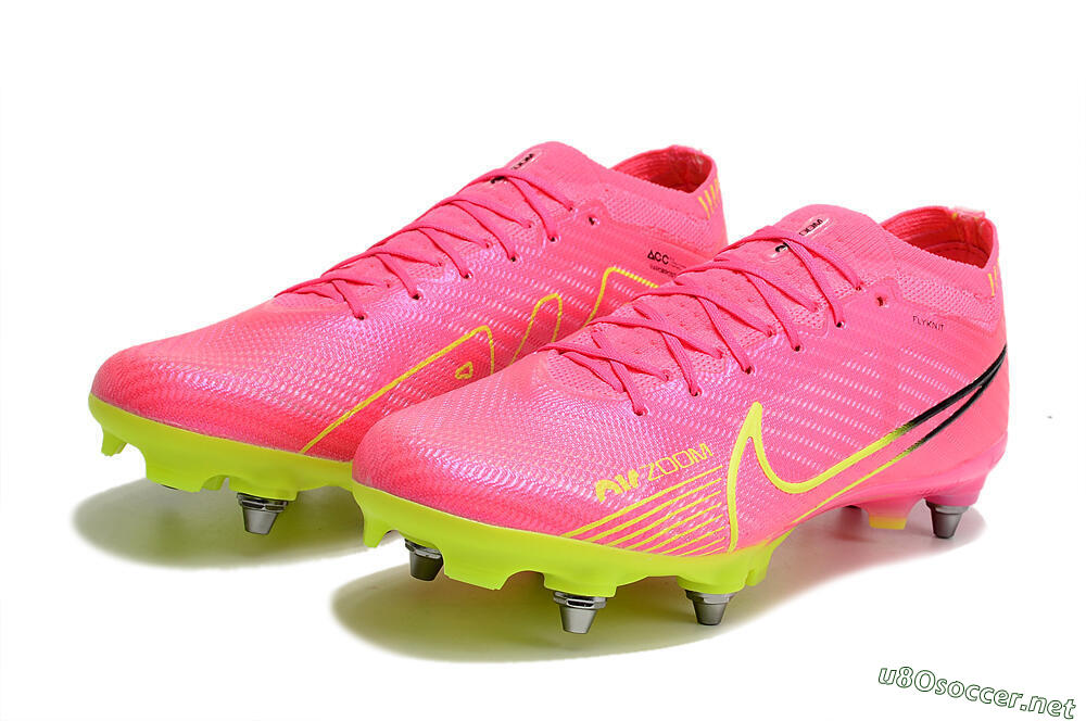 Men's Nike Air Zoom Mercurial Vapor 15 Elite SG Football Boots - Red/Yellow/Black 5