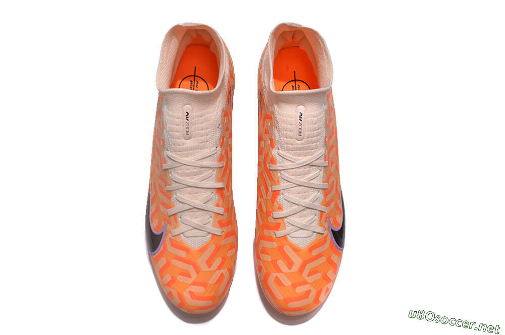 Unisex Nike Air Zoom Mercurial Superfly 9 Elite AG Football Boots - Pink/Black/Purple 7