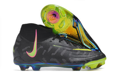 Men's Nike Phantom Luna Elite FG Football Boots - Black/Yellow/Pink