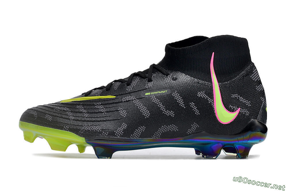 Men's Nike Phantom Luna Elite FG Football Boots - Black/Yellow/Pink 0