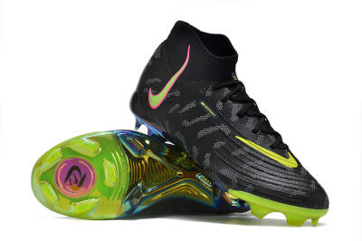 Men's Nike Phantom Luna Elite FG Football Boots - Black/Yellow/Pink