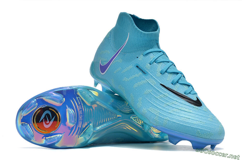 Men's Nike Phantom Luna Elite FG Football Boots - Blue/Purple/White 3
