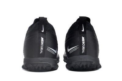 Unisex Nike Air Zoom Mercurial Vapor 15 Pro TF Football Shoes - Black/White/Yellow