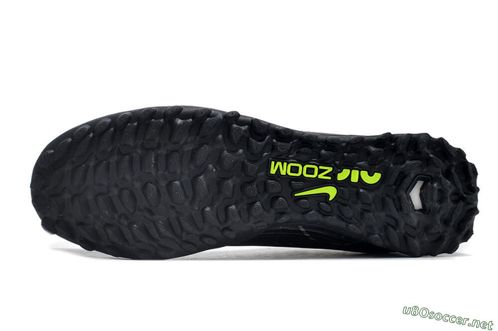 Unisex Nike Air Zoom Mercurial Vapor 15 Pro TF Football Shoes - Black/White/Yellow 6