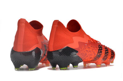 Men's Adidas Predator Freak.1 Low FG Football Boots - Red/Black