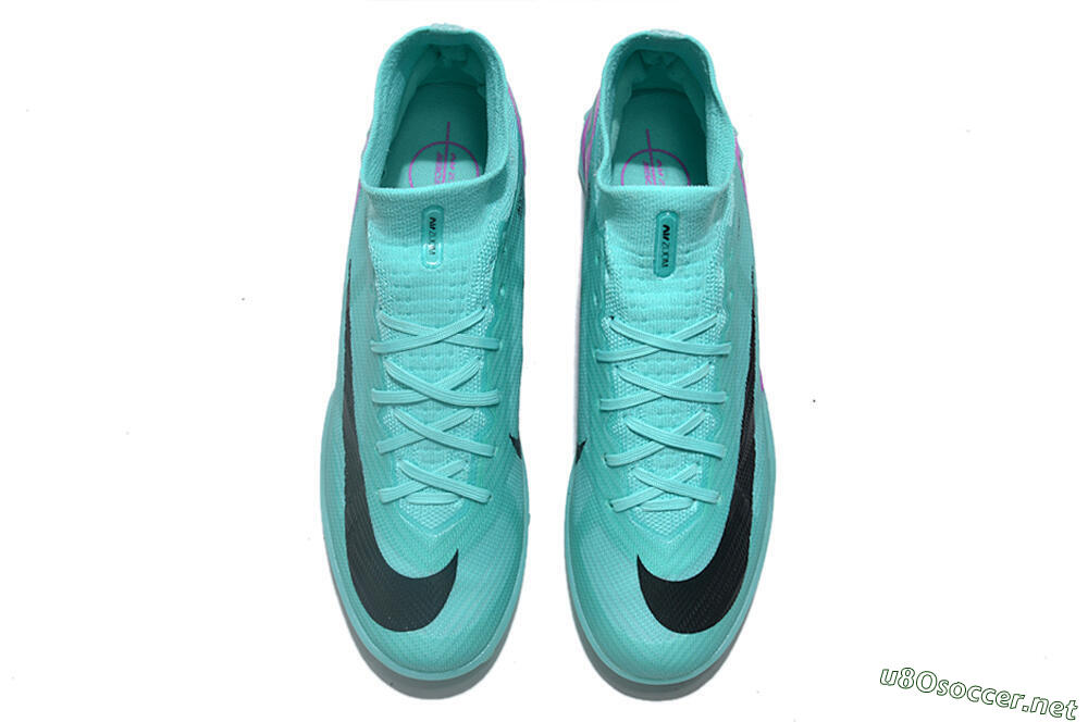 Unisex Nike Air Zoom Mercurial Superfly 9 Elite TF Football Shoes - Blue/Black/Purple 4