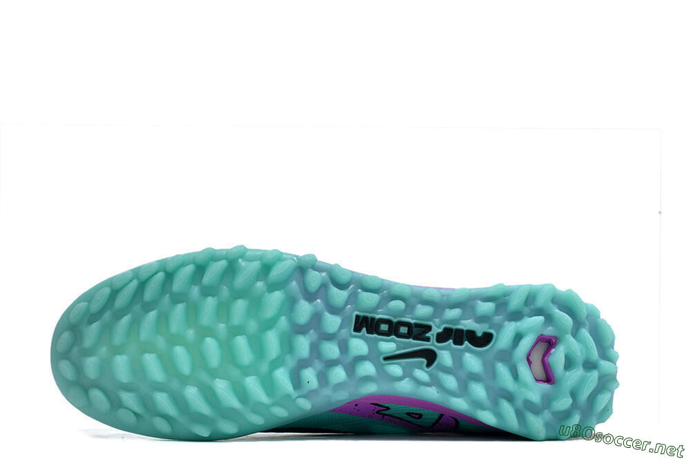 Unisex Nike Air Zoom Mercurial Superfly 9 Elite TF Football Shoes - Blue/Black/Purple 6