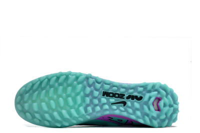 Unisex Nike Air Zoom Mercurial Superfly 9 Elite TF Football Shoes - Blue/Black/Purple