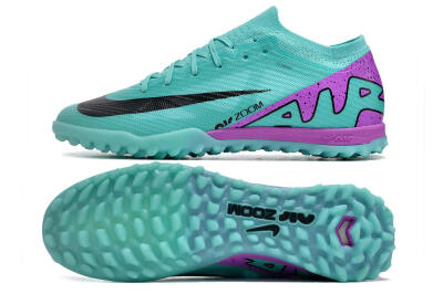 Unisex Nike Air Zoom Mercurial Vapor 15 Elite TF Football Shoes - Blue/Black/Purple