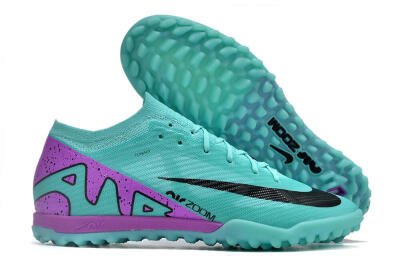 Unisex Nike Air Zoom Mercurial Vapor 15 Elite TF Football Shoes - Blue/Black/Purple