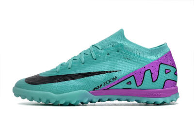 Unisex Nike Air Zoom Mercurial Vapor 15 Elite TF Football Shoes - Blue/Black/Purple